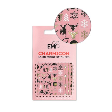 Charmicon 3D Silicone Stickers 148 Christmas Decoration