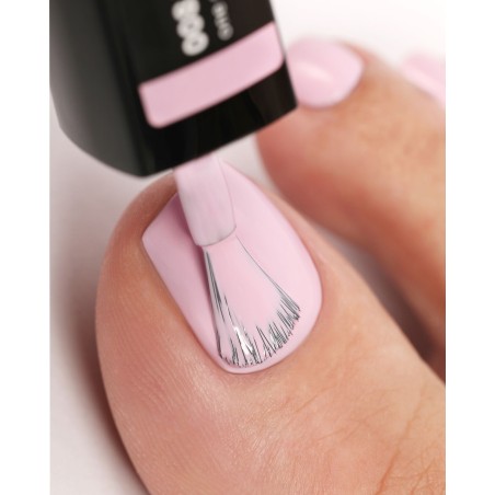 E.MiLac Pedicure Rosy #8 – Vernis Gel 3-en-1 | Application Express