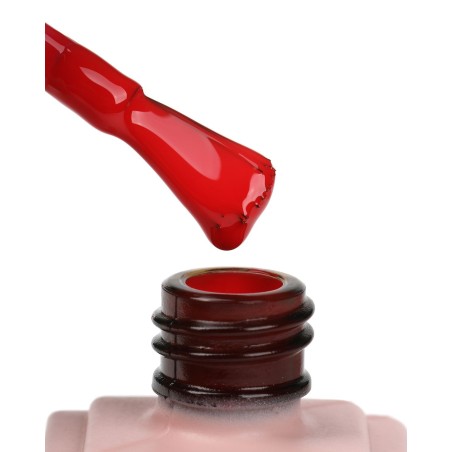 E.MiLac Pedicure Scarlet #9 – Vernis Gel Rouge 3-en-1