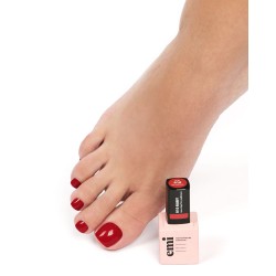E.MiLac Pedicure Ruby #10 – Vernis Gel Rubis 3-en-1