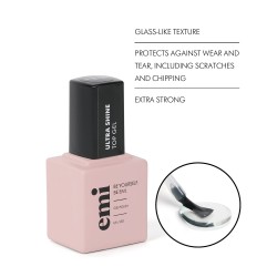 Ultra Shine Top Gel | Top Coat Effet Verre Sans Résidu Collant
