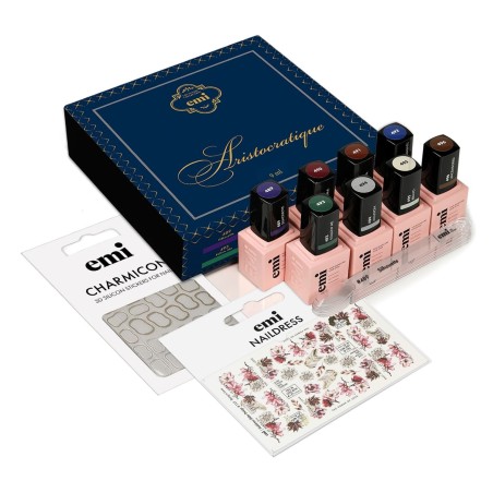 Set E.MiLac Aristocratique 9 ml – Vernis Gel Nobles & Raffinés Automne 2023