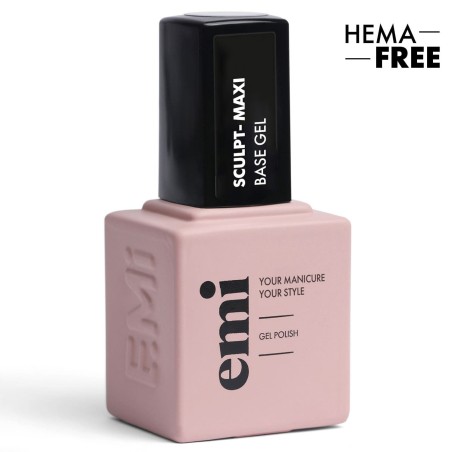 E.MiLac Sculpt-Maxi Base Gel – Base Gel Renforçante pour Ongles Problématiques | E.MiLac