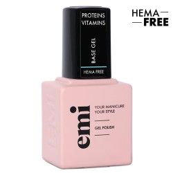 Base Gel Hema Free – Base Coat Sans HEMA Nourrissant et Renforçant | E.MiLac
