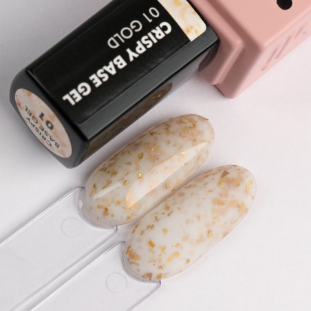 Crispy Base Gel 01 Gold, 9 ml.