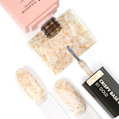 Crispy Base Gel 01 Gold, 9 ml.
