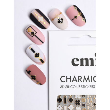 Charmicon 3D Silicone Stickers 185 Quatrefoil