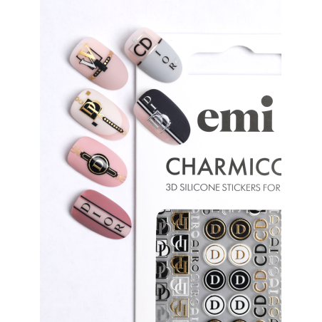 Charmicon 3D Silicone Stickers 186 Logomania