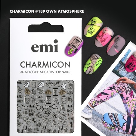 Charmicon 3D Silicone Stickers 189 ?wn Atmosphere