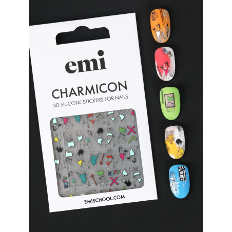 Charmicon 3D Silicone Stickers 208 Easy-breezy
