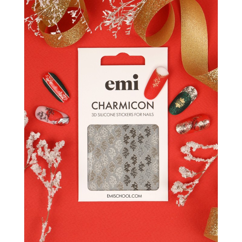 Charmicon 3D Silicone Stickers 225 Natural Pattern