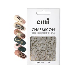 Charmicon 3D Silicone Stickers 238 Gold splotches