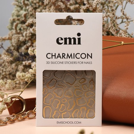 Charmicon 3D Silicone Stickers 238 Gold splotches