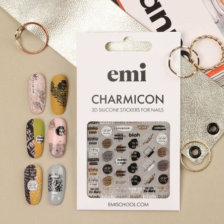 Charmicon 3D Silicone Stickers 242 Dreamy phrases