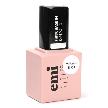 Fiber Base Gel Diamond #4 – 15 ml | Base Effet Scintillant | E.MiLac