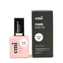 Fiber Base Gel Diamond #4 – 15 ml | Base Effet Scintillant | E.MiLac