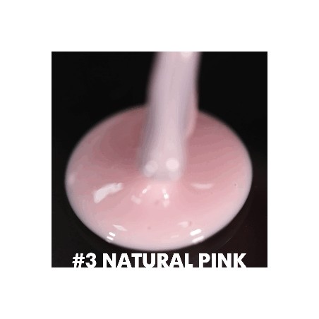 Fiber Base Gel Natural Pink 3, 100 ml.