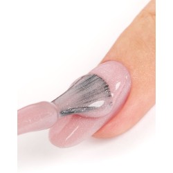 Fiber Base Gel Pink Diamond #6 – 9 ml | Base Renforçante Pailletée | E.MiLac
