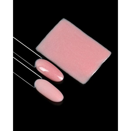 Fiber Base Gel Pink Diamond #6 – 9 ml | Base Renforçante Pailletée | E.MiLac
