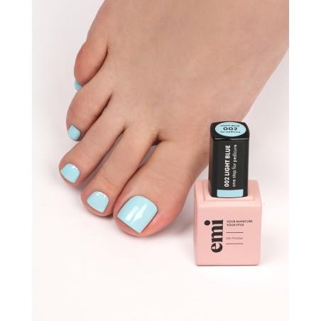 E.MiLac for pedicure Light blue 2, 9 ml.