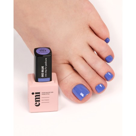 E.MiLac for pedicure Blue 3, 9 ml.