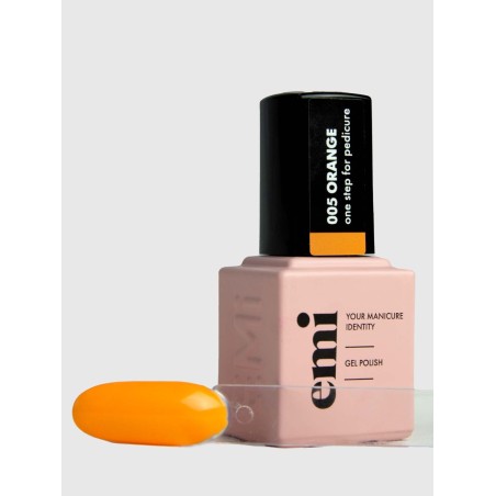 E.MiLac for pedicure Orange 5, 9 ml.