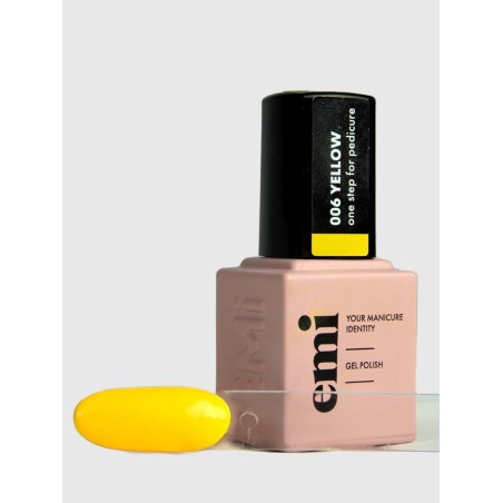 E.MiLac for pedicure Yellow 6, 9 ml.