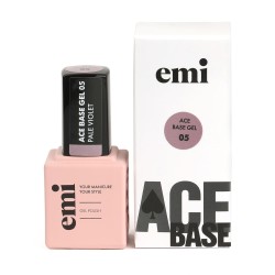 Ace Base #05 Pale Violet – 9 ml | Base Gel Violet Pâle | E.MiLac