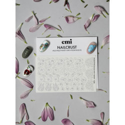 Gift - NAILCRUST Pattern Slider 63 Pansies and Hydrangeas