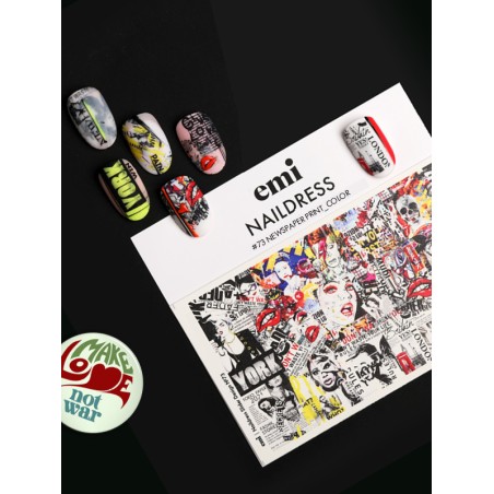 Naildress Slider Design 73 Newspaper print_color