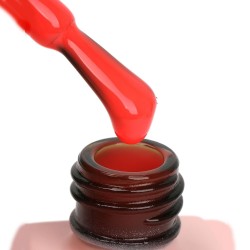 Ace Base #07 Coral Neon – 9 ml | Base Gel Néon Corail | E.MiLac