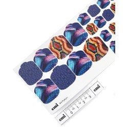 Pedicure nail wraps 4 Python