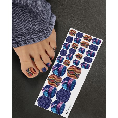 Pedicure nail wraps 4 Python