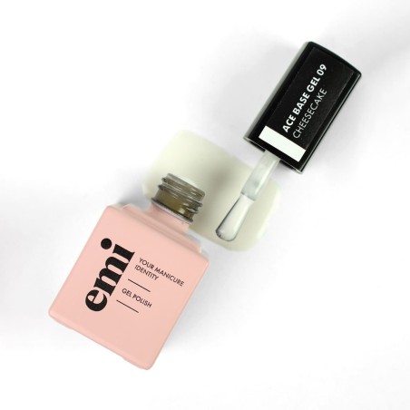 Ace Base #09 Cheesecake – 9 ml | Base Gel Beige Gourmand | E.MiLac