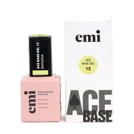 Ace Base #12 Banana – 9 ml | Base Gel Jaune Néon Doux | E.MiLac