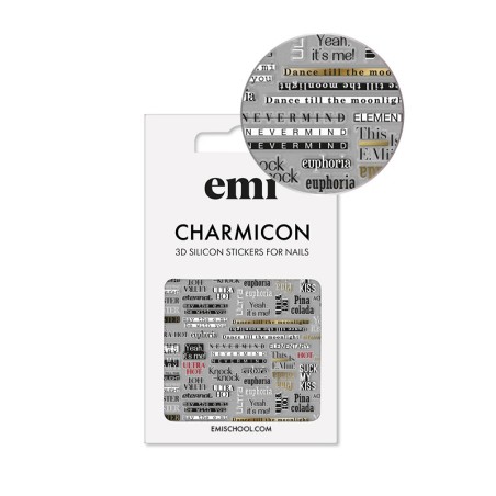 Charmicon Stickers 3D Silicone #167 Cheeky – Décoration ongles