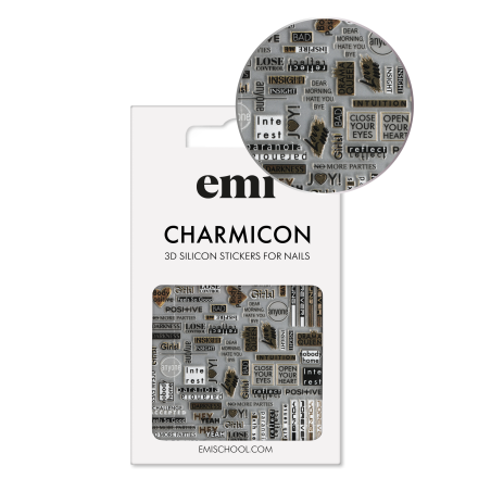 Charmicon 3D Silicone Stickers 196 Joy