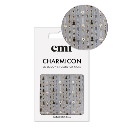 Charmicon 3D Silicone Stickers 200 Garland