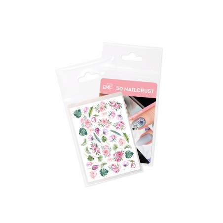 NAILCRUST 5D 16 Tropics & Peonies